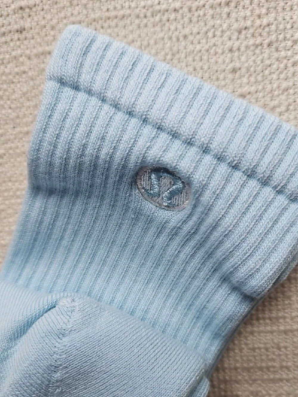 lululemon athletica Unisex Daily Essential Crew Socks - Light Blue